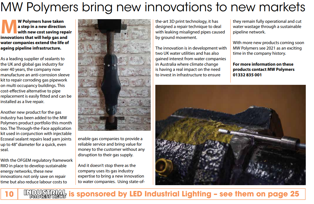 MW Polymers bring new innovations to new markets - MW Polymers